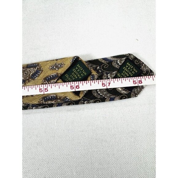 Vintage Club Room Mens Ties Lot Set Of 2 Paisley Preppy Old Money Heritage Class - Picture 6 of 6